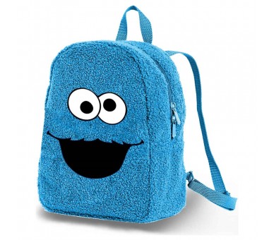 Mochila peluche Monstruo de las Galletas Barrio Sesamo 25cm