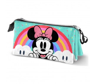 Portatodo Rainbow Minnie Disney triple