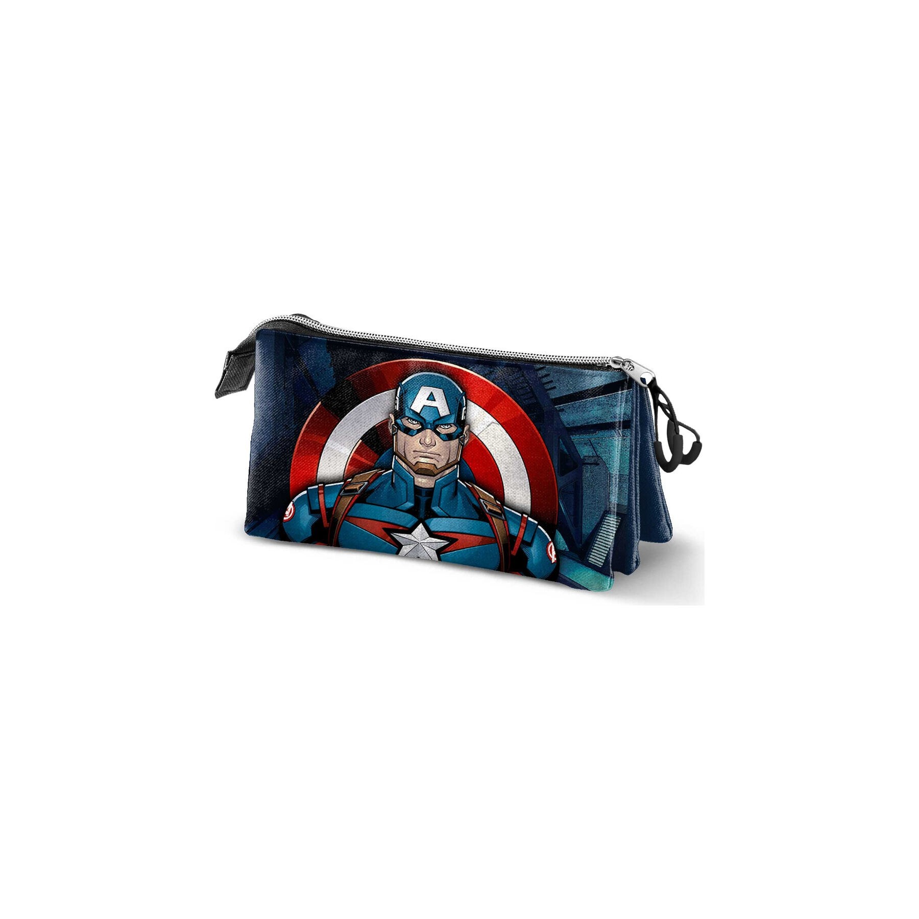 Portatodo Capitan America Marvel triple