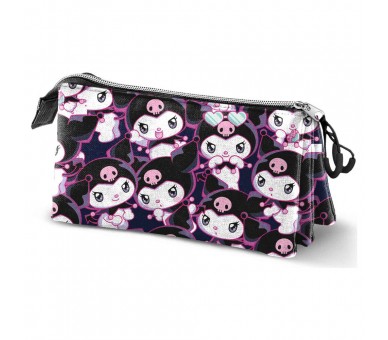 Portatodo Kuromi Hello Kitty triple