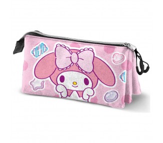 Portatodo Sweets My Melody Hello Kitty triple