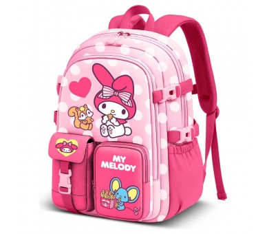 Mochila Haru Animals My Melody Hello Kitty 40cm
