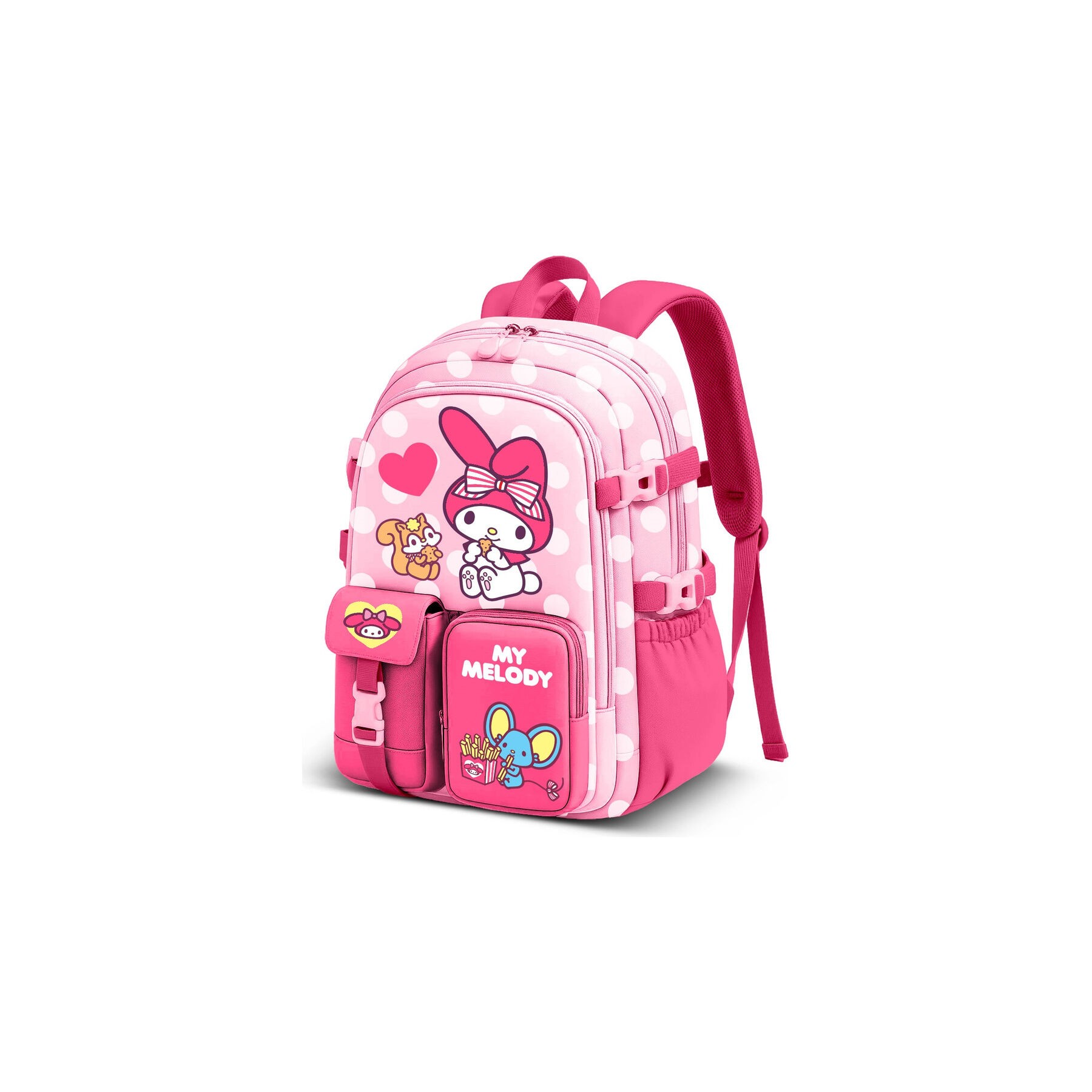 Mochila Haru Animals My Melody Hello Kitty 40cm