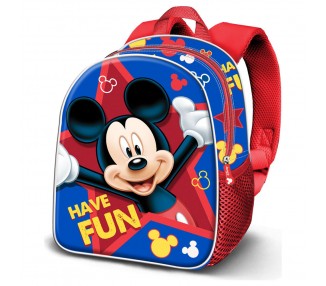 Mochila 3D Stars Mickey Disney 31cm