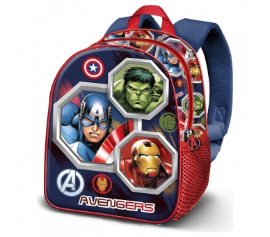 Mochila 3D Assemble Vengadores Avengers Marvel 31cm