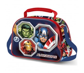 Bolsa portameriendas 3D Assemble Vengadores Avengers Marvel