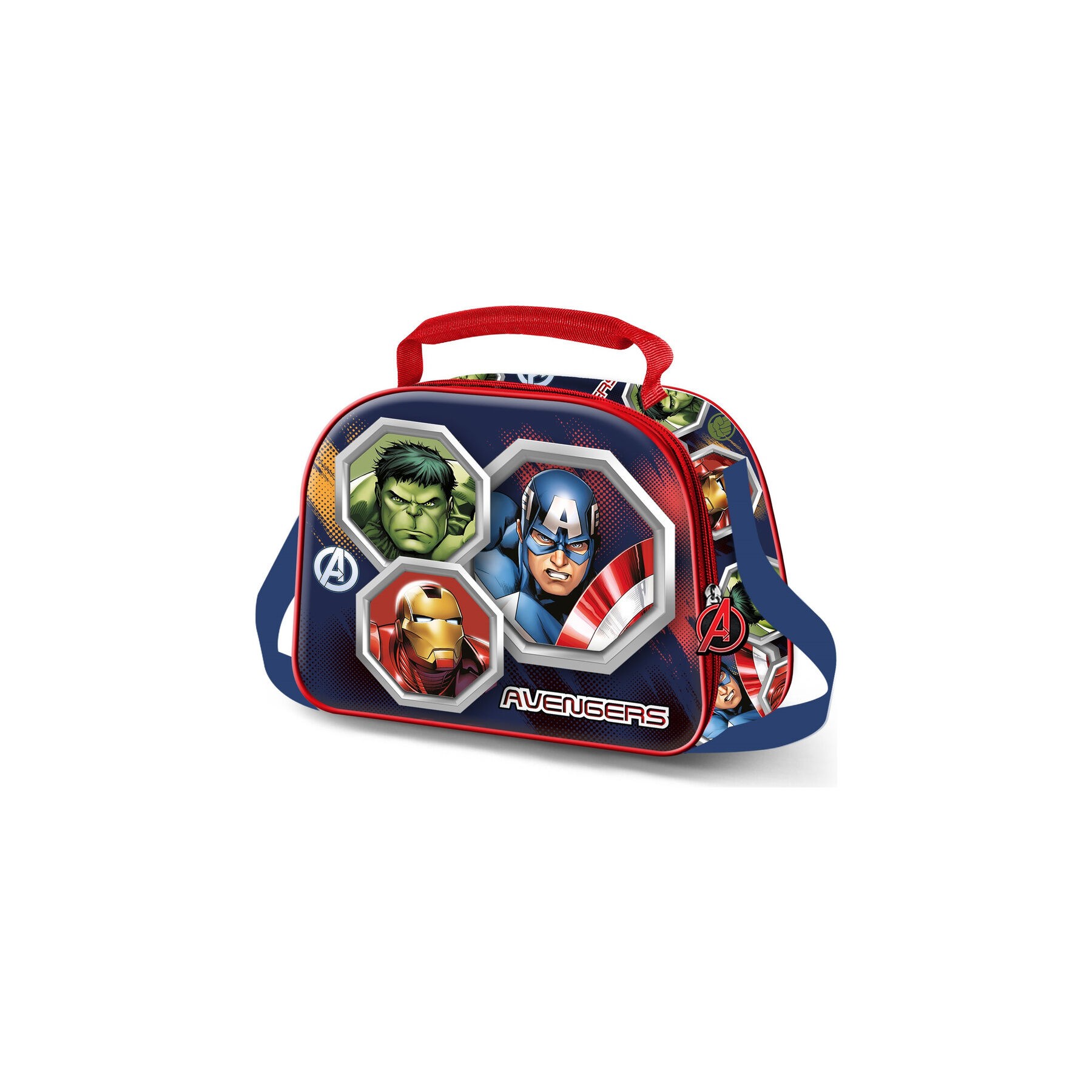 Bolsa portameriendas 3D Assemble Vengadores Avengers Marvel