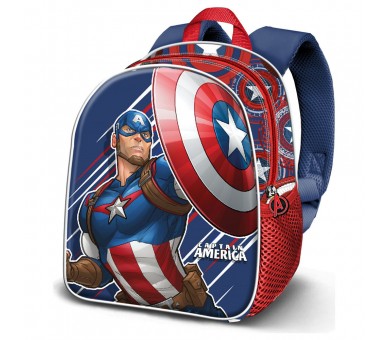 Mochila 3D First Capitan America Marvel 31cm