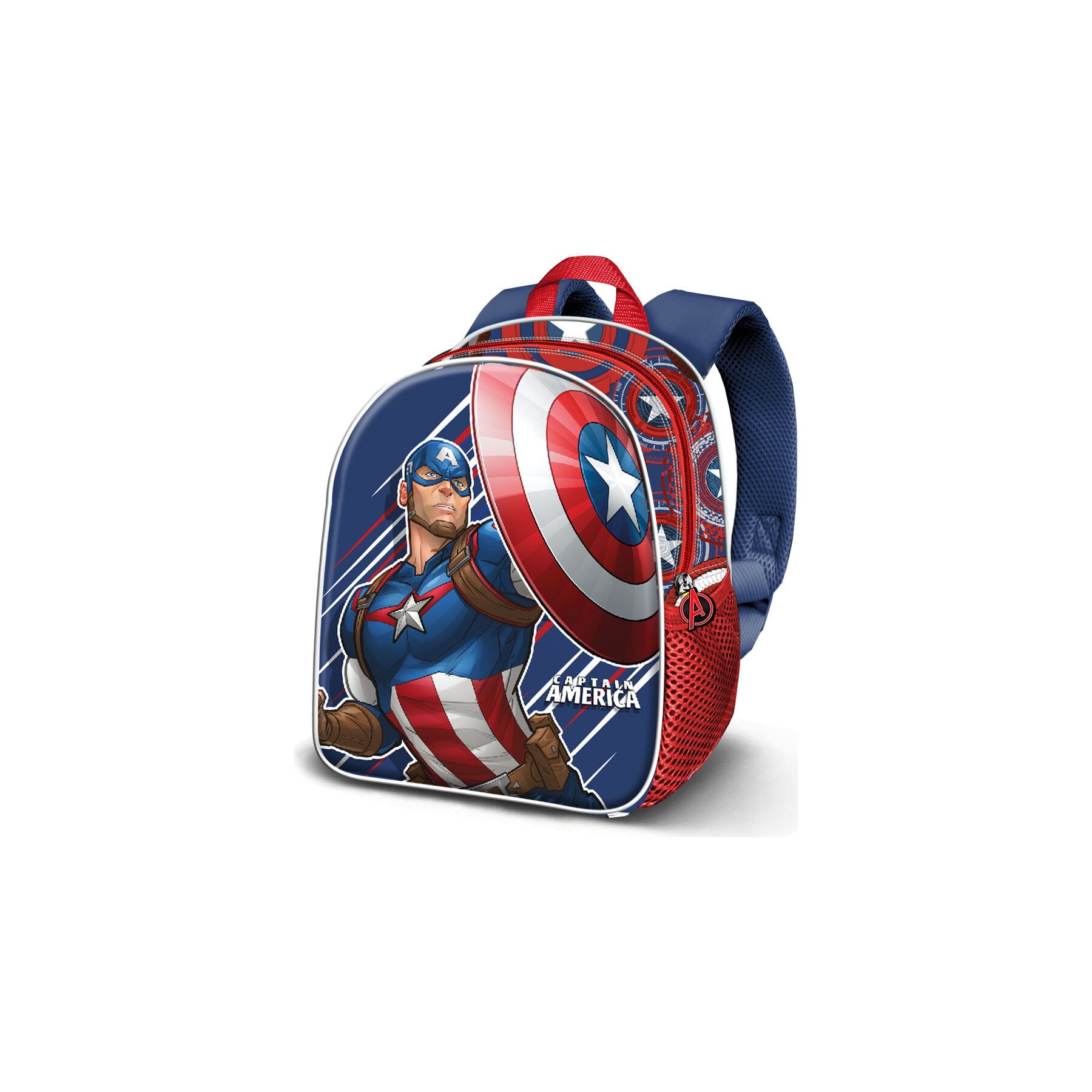 Mochila 3D First Capitan America Marvel 31cm