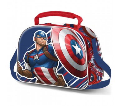 Bolsa portameriendas 3D First Capitan America Marvel