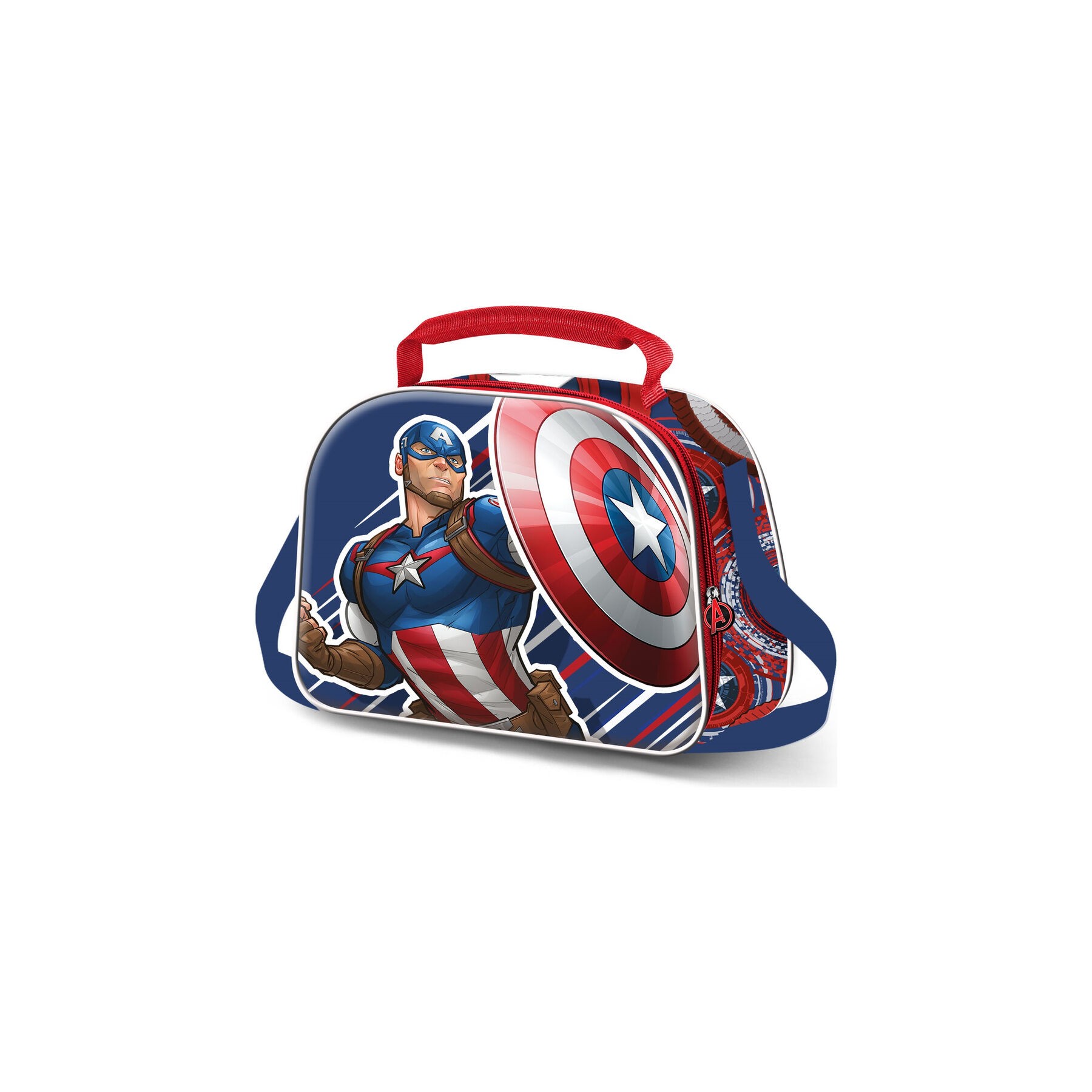 Bolsa portameriendas 3D First Capitan America Marvel