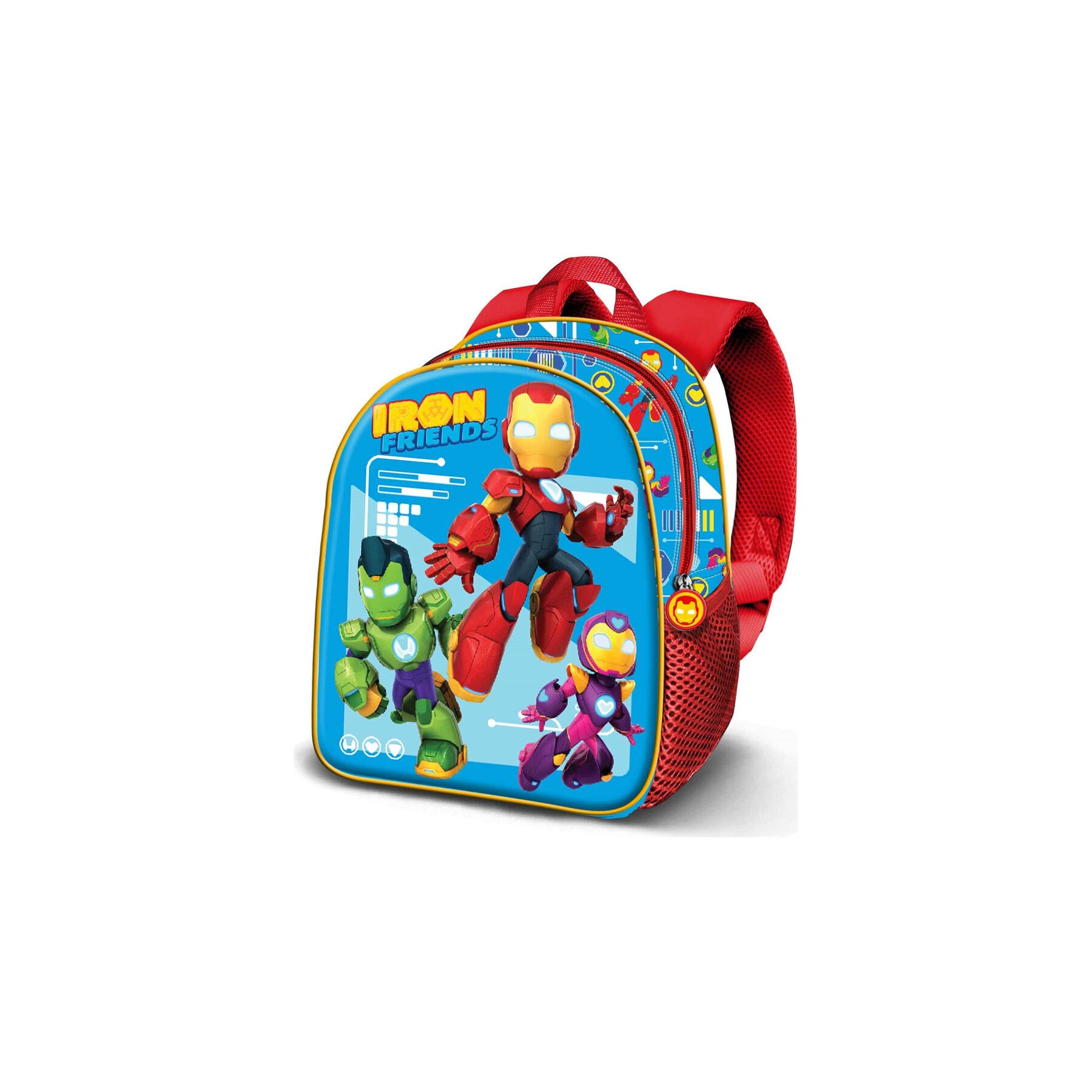 Mochila 3D Tech Iron Man Friends Marvel 31cm