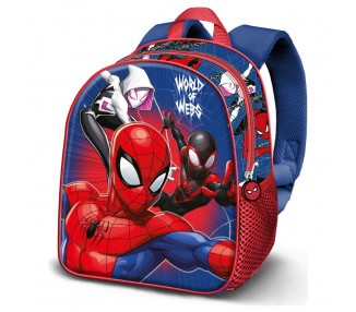 Mochila 3D Word Spiderman Marvel 31cm