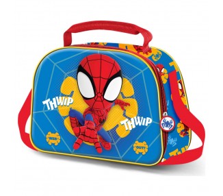 Bolsa portameriendas 3D Web Out Spiderman Marvel