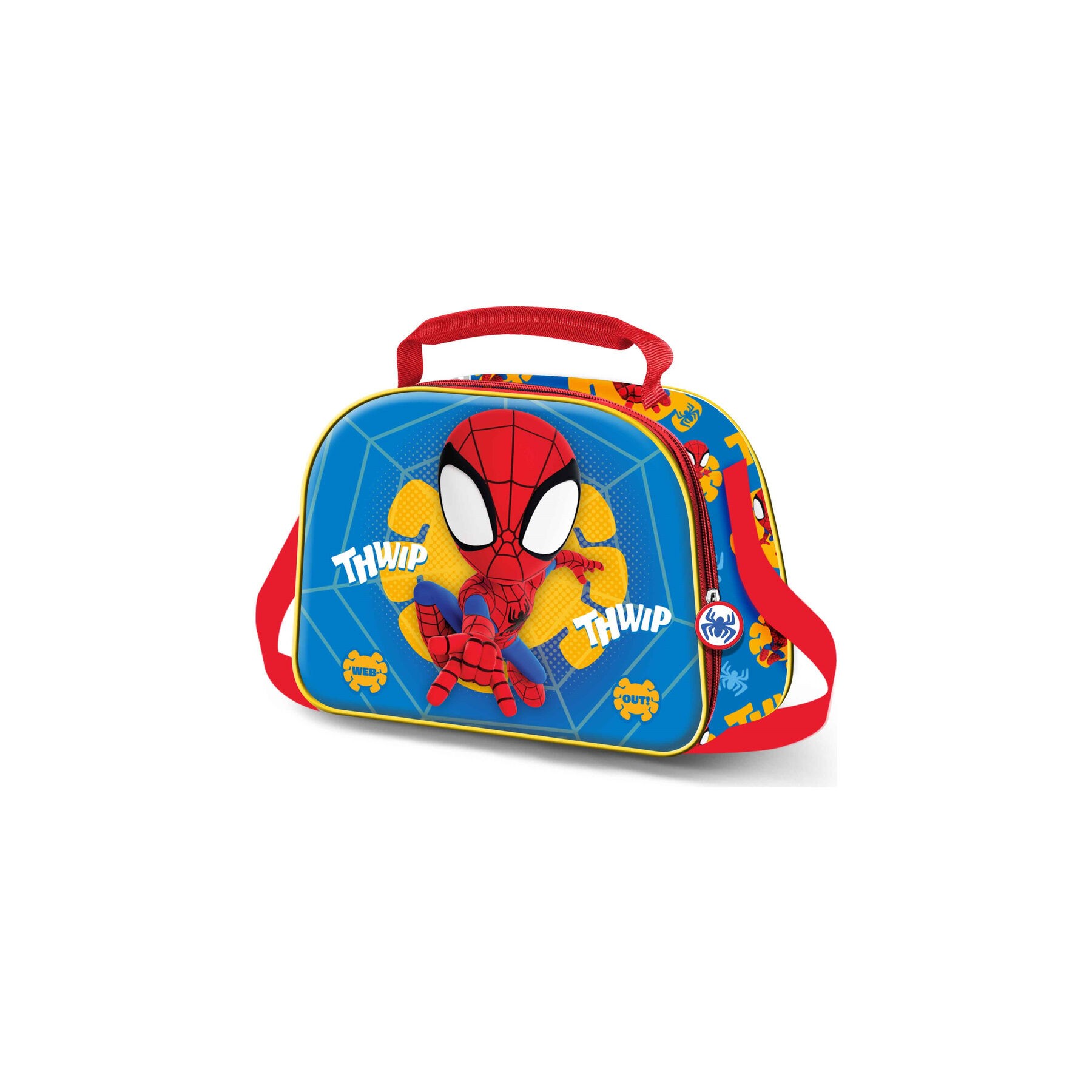 Bolsa portameriendas 3D Web Out Spiderman Marvel