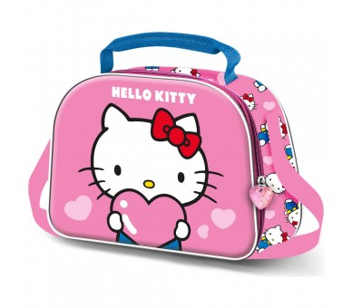 Bolsa portameriendas 3D Heart Hello Kitty