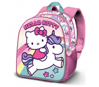 Mochila 3D Unicorn Hello Kitty 31cm