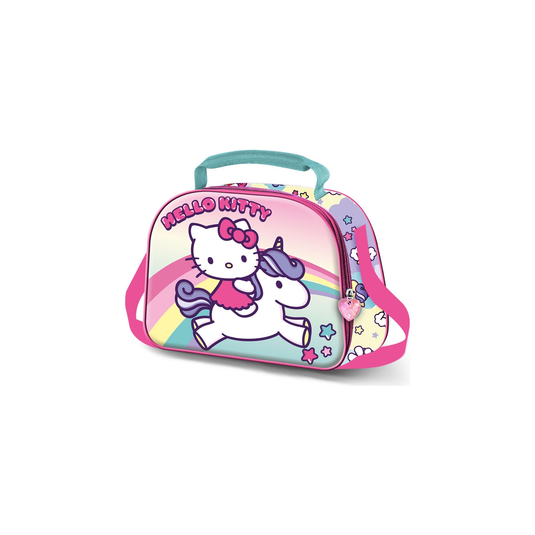 Bolsa portameriendas 3D Unicorn Hello Kitty
