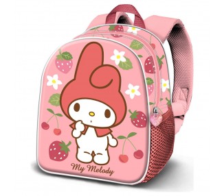 Mochila 3D Fruits My Melody Hello Kitty 31cm