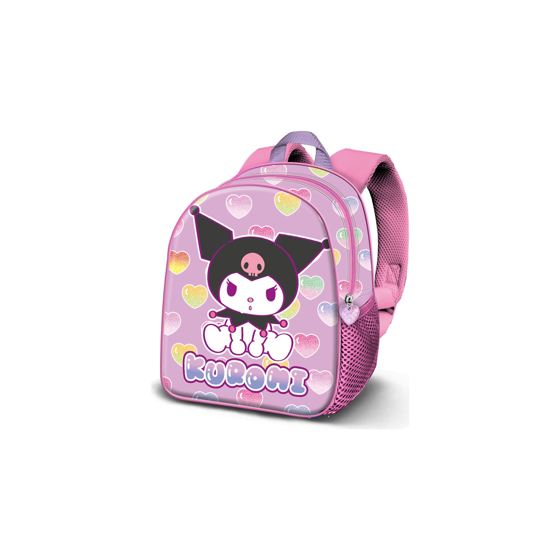 Mochila 3D Hearts Kuromi Hello Kitty 31cm