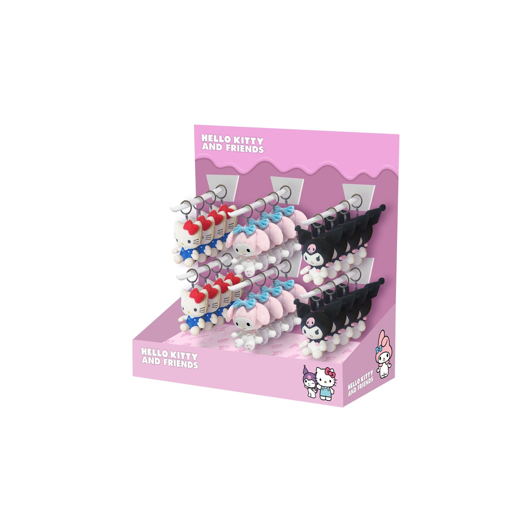Llavero peluche Hello Kitty and Friends surtido 10cm
