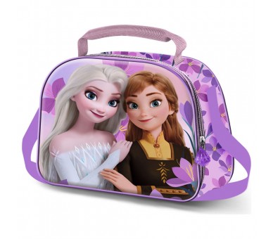 Bolsa portameriendas 3D Violet Frozen Disney