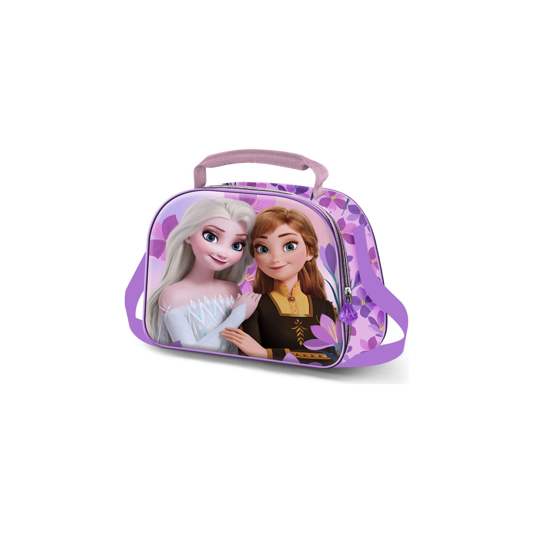 Bolsa portameriendas 3D Violet Frozen Disney