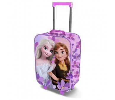 Maleta trolley 3D Violet Frozen Disney 46cm