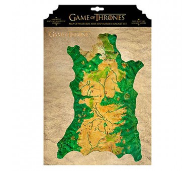 Mapa magnetico Westeros Juego de Tronos