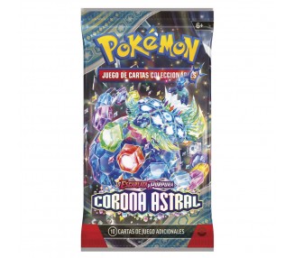 Sobre cartas Corona Astral Escarlata & Purpura Pokemon español surtido