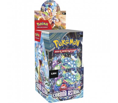 Sobre cartas Corona Astral Escarlata & Purpura Pokemon español surtido