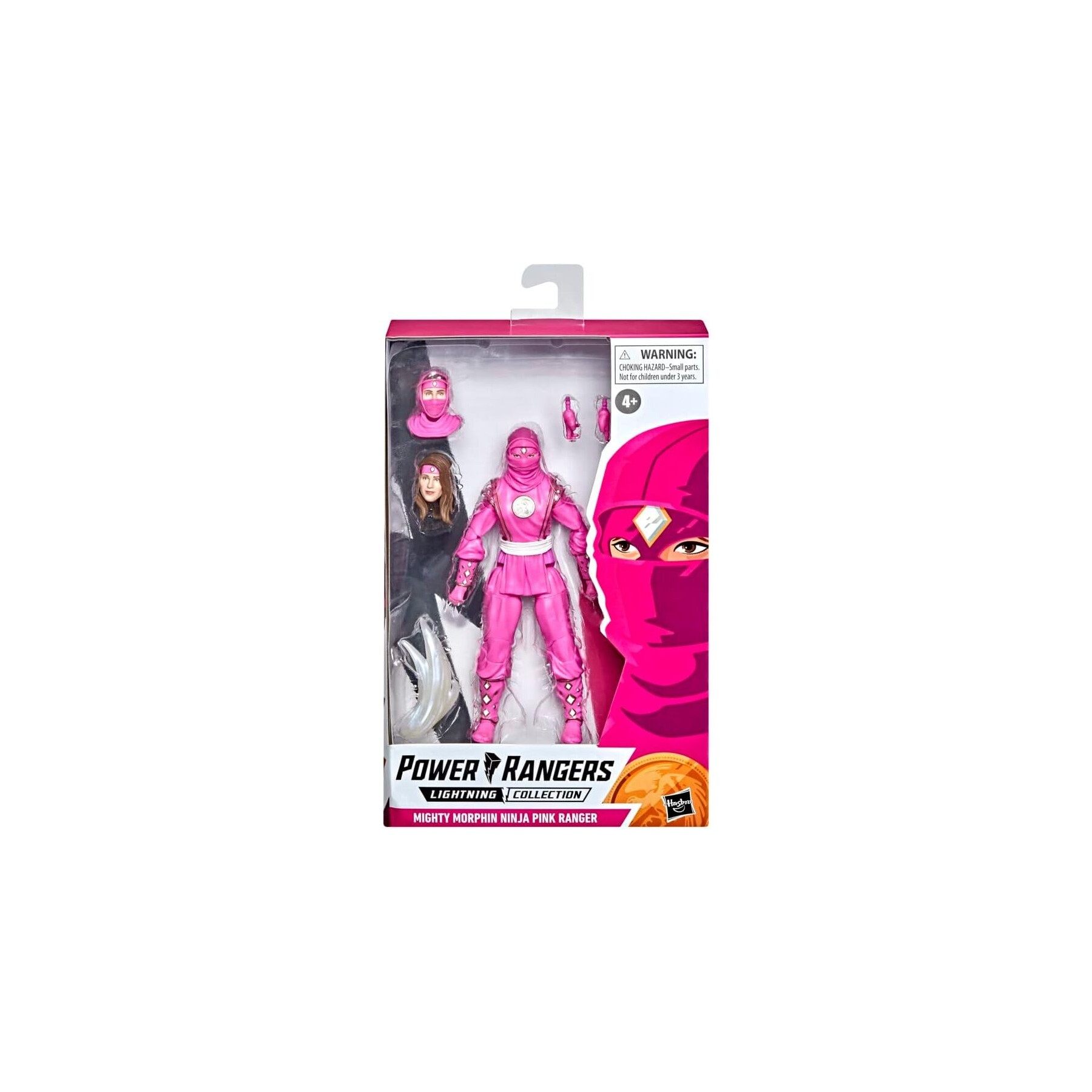 Figura Mighty Morphin Ninja Pink Ranger Lightning Collection Power Rangers 15cm