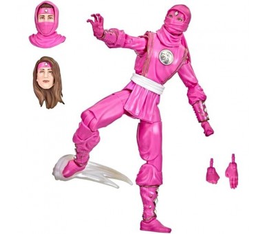 Figura Mighty Morphin Ninja Pink Ranger Lightning Collection Power Rangers 15cm