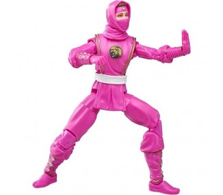 Figura Mighty Morphin Ninja Pink Ranger Lightning Collection Power Rangers 15cm