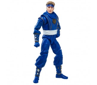 Figura Ninja Blue Ranger Power Rangers Lightning Collection 15cm