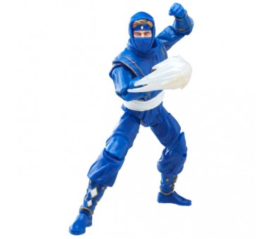 Figura Ninja Blue Ranger Power Rangers Lightning Collection 15cm