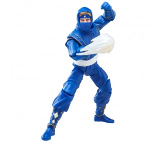 Figura Ninja Blue Ranger Power Rangers Lightning Collection 15cm