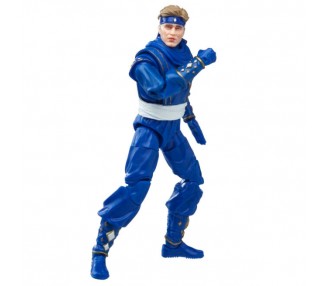 Figura Ninja Blue Ranger Power Rangers Lightning Collection 15cm