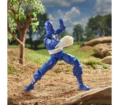 Figura Ninja Blue Ranger Power Rangers Lightning Collection 15cm