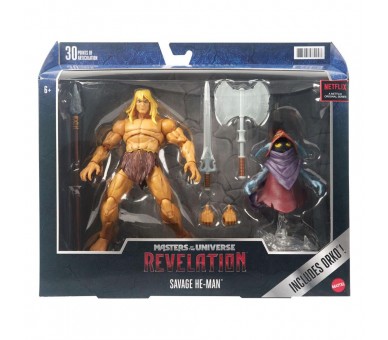 Figura He-Man Savage Masters of the Universe Revelation Masterverse 18cm