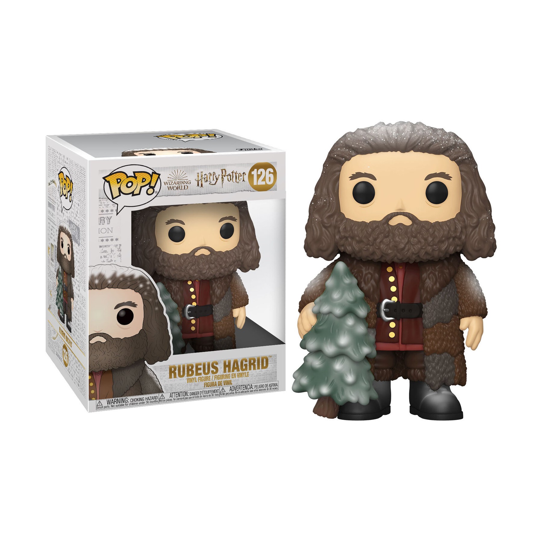Figura POP Harry Potter Holiday Hagrid 15cm