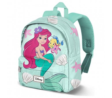 Mochila Shell La Sirenita Disney 27cm
