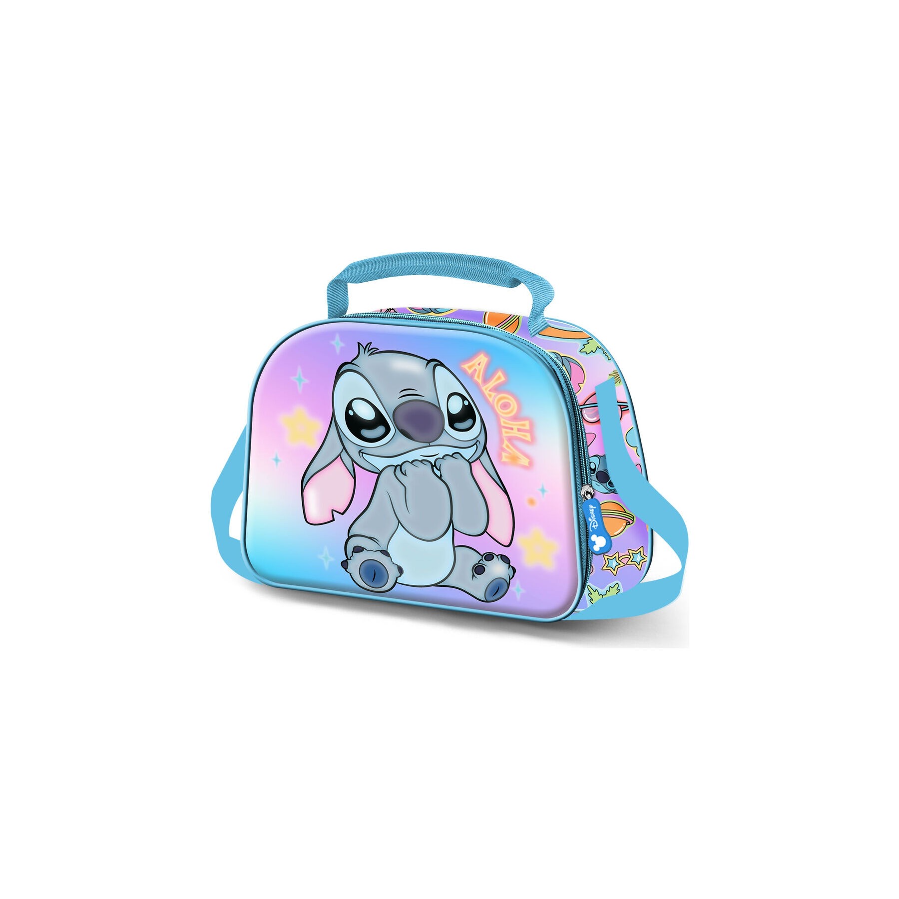 Bolsa portameriendas 3D Aloha Stitch Disney