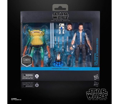 Blister 2 figuras Cal Kestis Turgle & Skoova Stev Star Wars 15cm