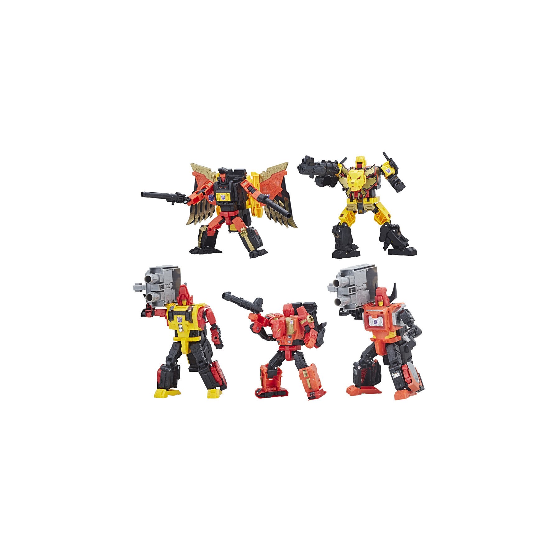 Set figuras Power of the Primes Predaking Combiner Transformers