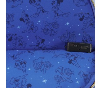 Mochila Fantasia Mickey Disney Loungefly 26cm