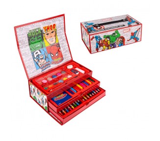 Maletin papeleria coloreable Marvel