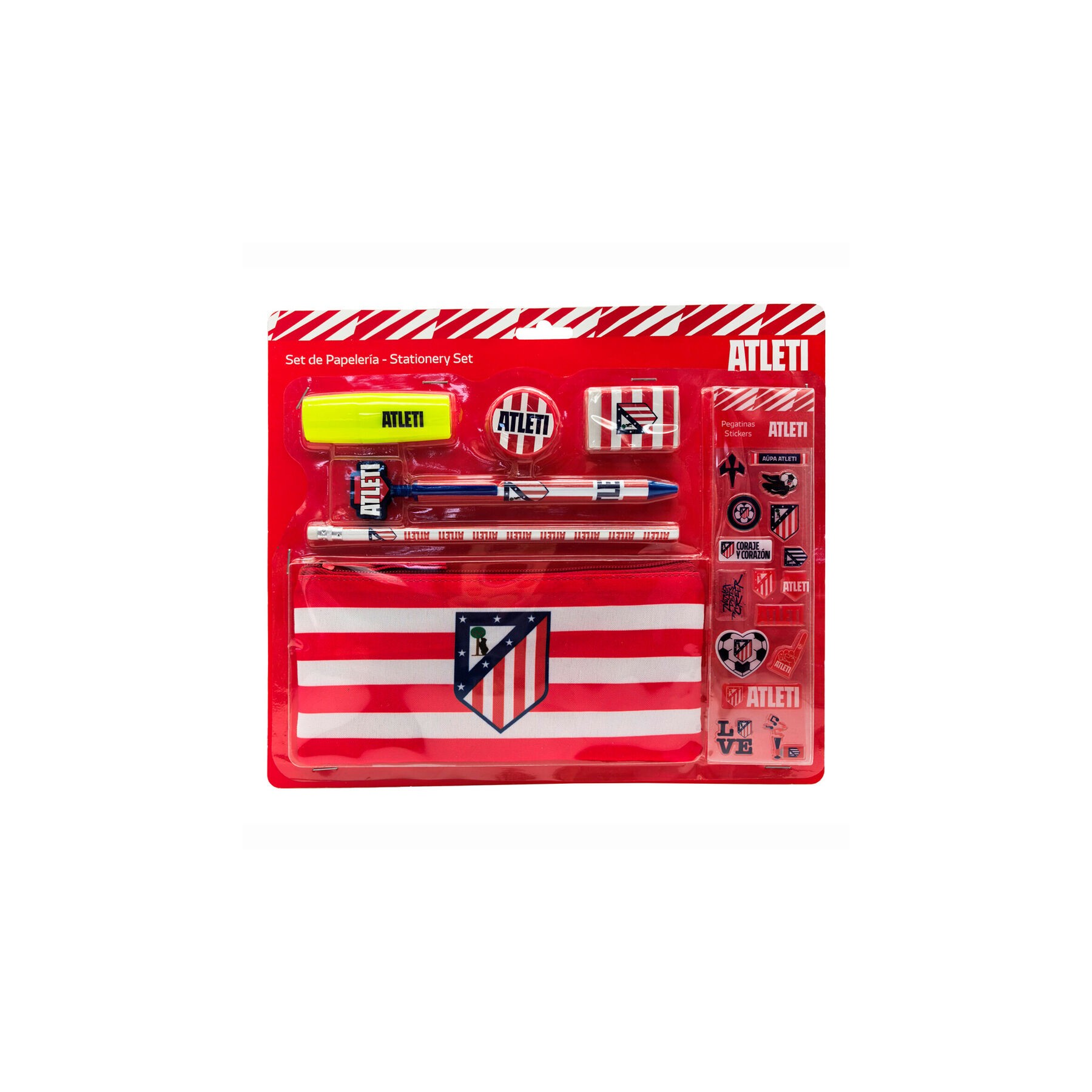 Set papeleria Atletico de Madrid