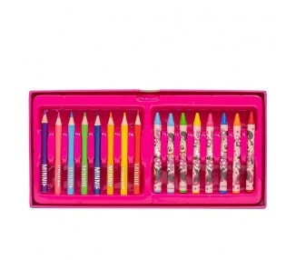 Maletin papeleria coloreable Minnie Disney