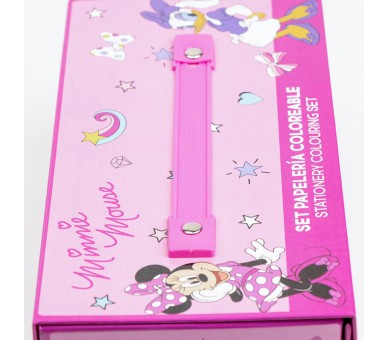 Maletin papeleria coloreable Minnie Disney